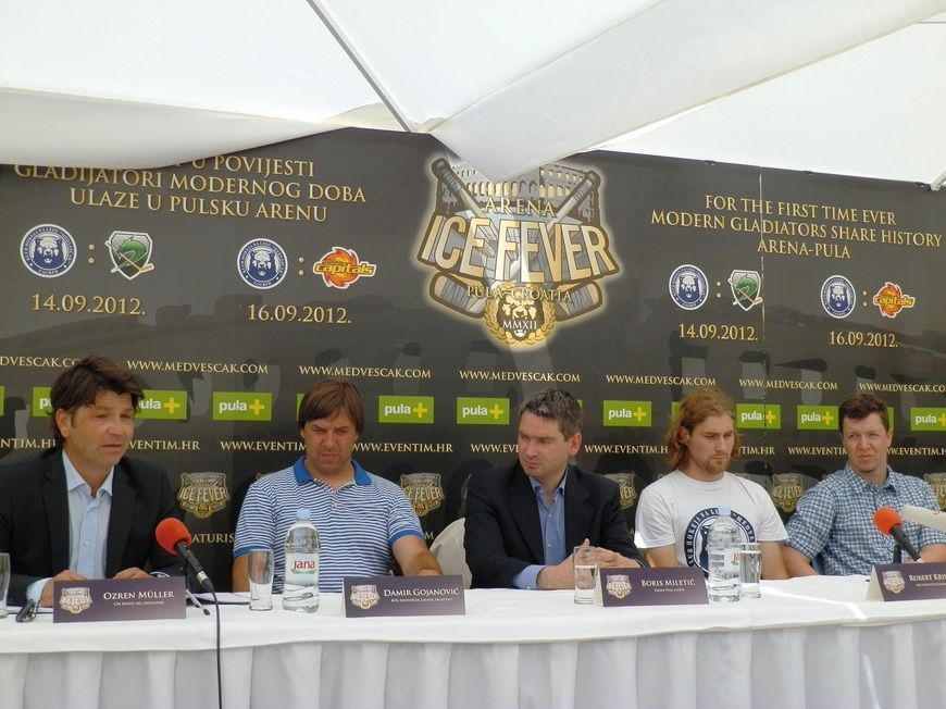 Ozren Muller, Damir Gojanović, Boris Miletić, Robert Kristan i Rene Dorfinger