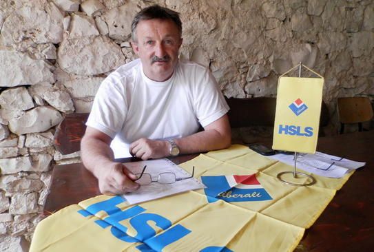 Klaudijo Lazarić, predsjednik HSLS-a Općine Kršan