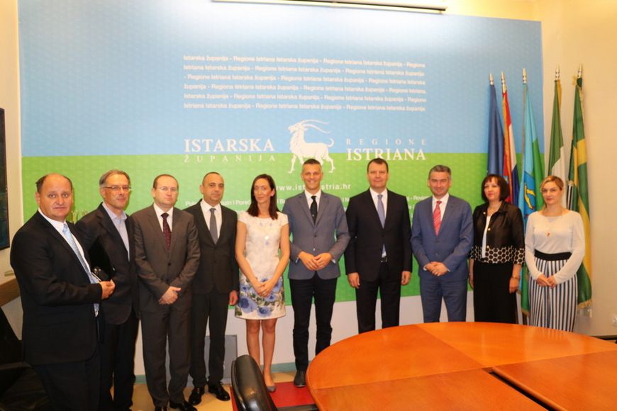 Prijem za delegaciju AP Vojvodine u sjedištu Istarske županije 