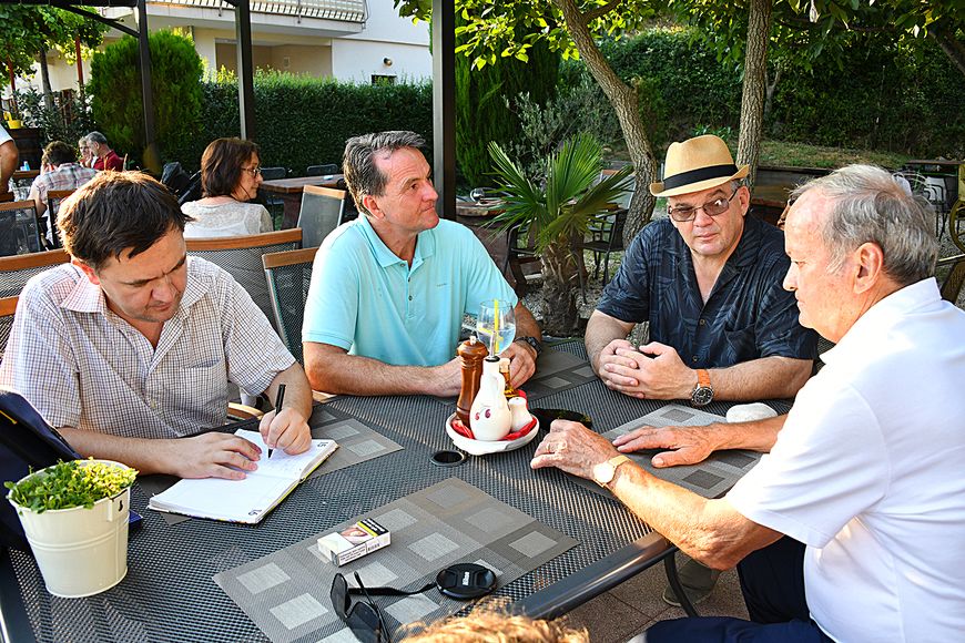 Kristian Stepčić Reisman, Gianni Višković, William Višković i Bruno Višković (foto: Roberto Matković)