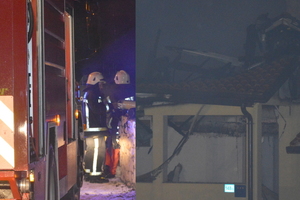 Nakon poplave i tuče, požar! Izgorio krov kuće u Nedešćini (foto)