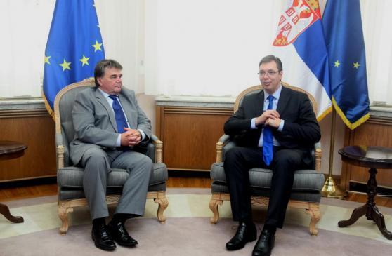 Aleksandar Vučić je 2015. godine primio i tadašnjeg EU parlamentarca Ivana Jakovčića