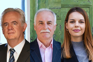 Kandidati liste Nezavisni zajedno: Silvano, Darko i Nensi