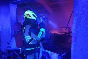 Požar garaže u Žminju: teško ozlijeđen muškarac