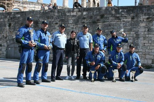 Na natjecanju motociklista pobjedu odnijeli istarski policajci