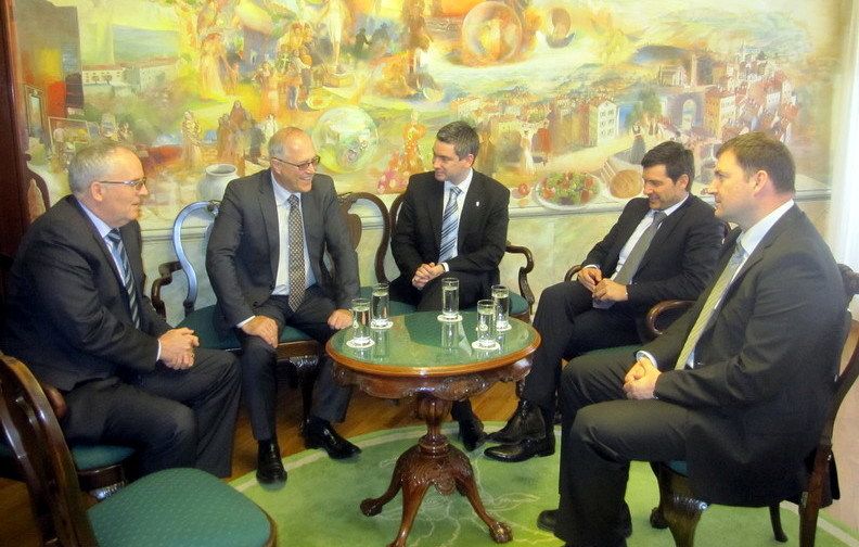 Uz gradonačelnika, sastanku su prisustvovali i direktori trgovačkih društava Herculanea i Vodovoda, Igor Stari i Dean Starčić 