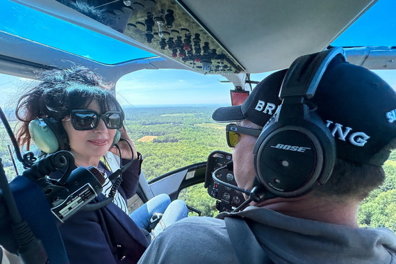 Iz jedne u drugu istarsku vinariju letjela sam helikopterom (foto)