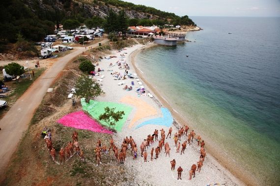 Milenijska fotografija naturista snimljena u CampingIN Kanegra FKK Umag