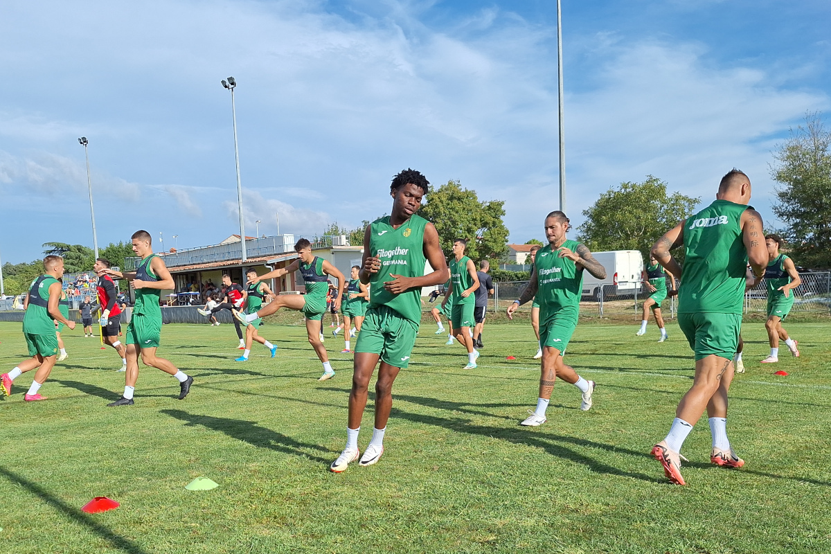 Trening 'zeleno-žutih' u Kanfanaru (foto: S. Žulić)