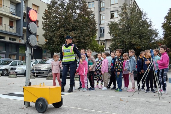 Djeca osvojila Pazinski Trg slobode i pretvorila ga u prometni poligon