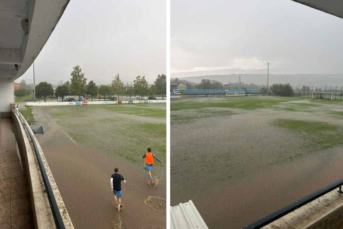 Stanje terena u Hrvacama (foto: NK Jadran Poreč)