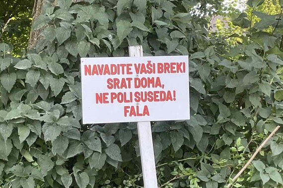 Ovu je poruku gazda ostavio susjedima u jednom istarskom selu