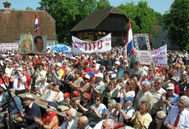Osnivanje Komunističke partije Hrvatske najavljeno je 4. svibnja u Kumrovcu, na 33. obljetnicu smrti Josipa Broza Tita