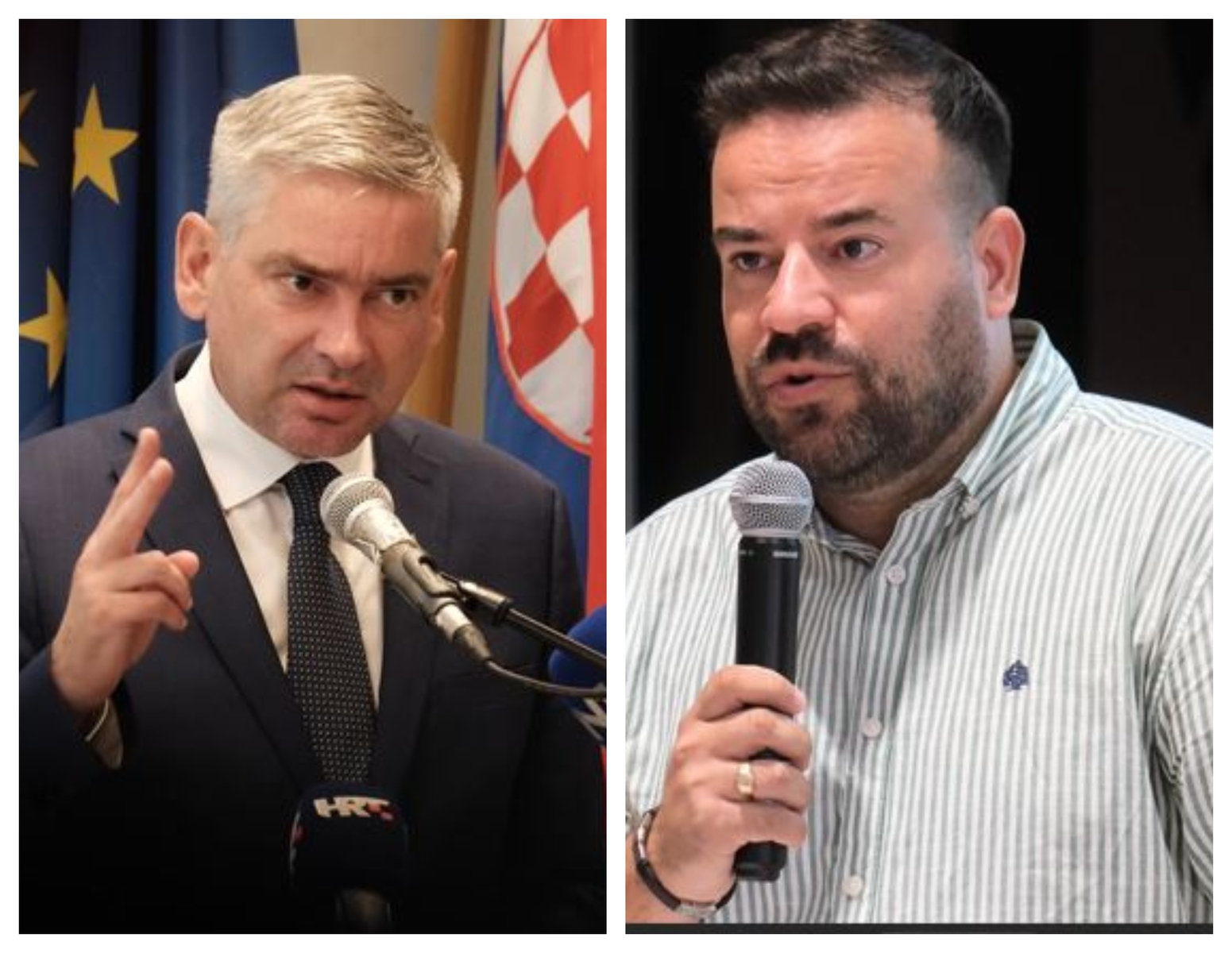 istarski župan Boris Miletić i pulski gradonačelnik Filip Zoričić 