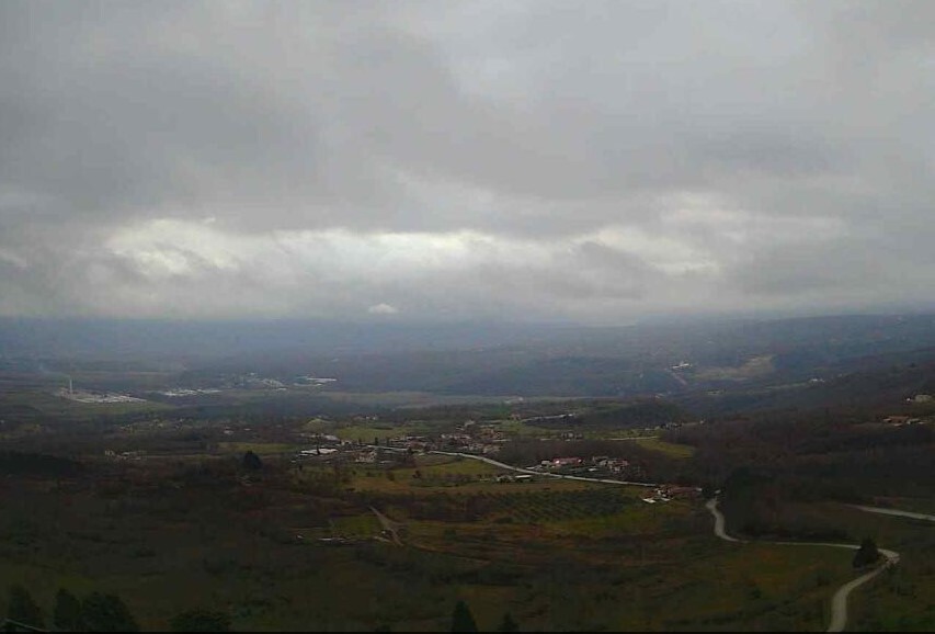 Pogled iz Pićna (Foto: Istramet)