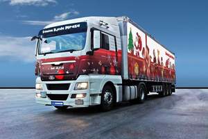 Veseli kamion Djeda Mraza u Puli 12. a Pazinu 13. prosinca
