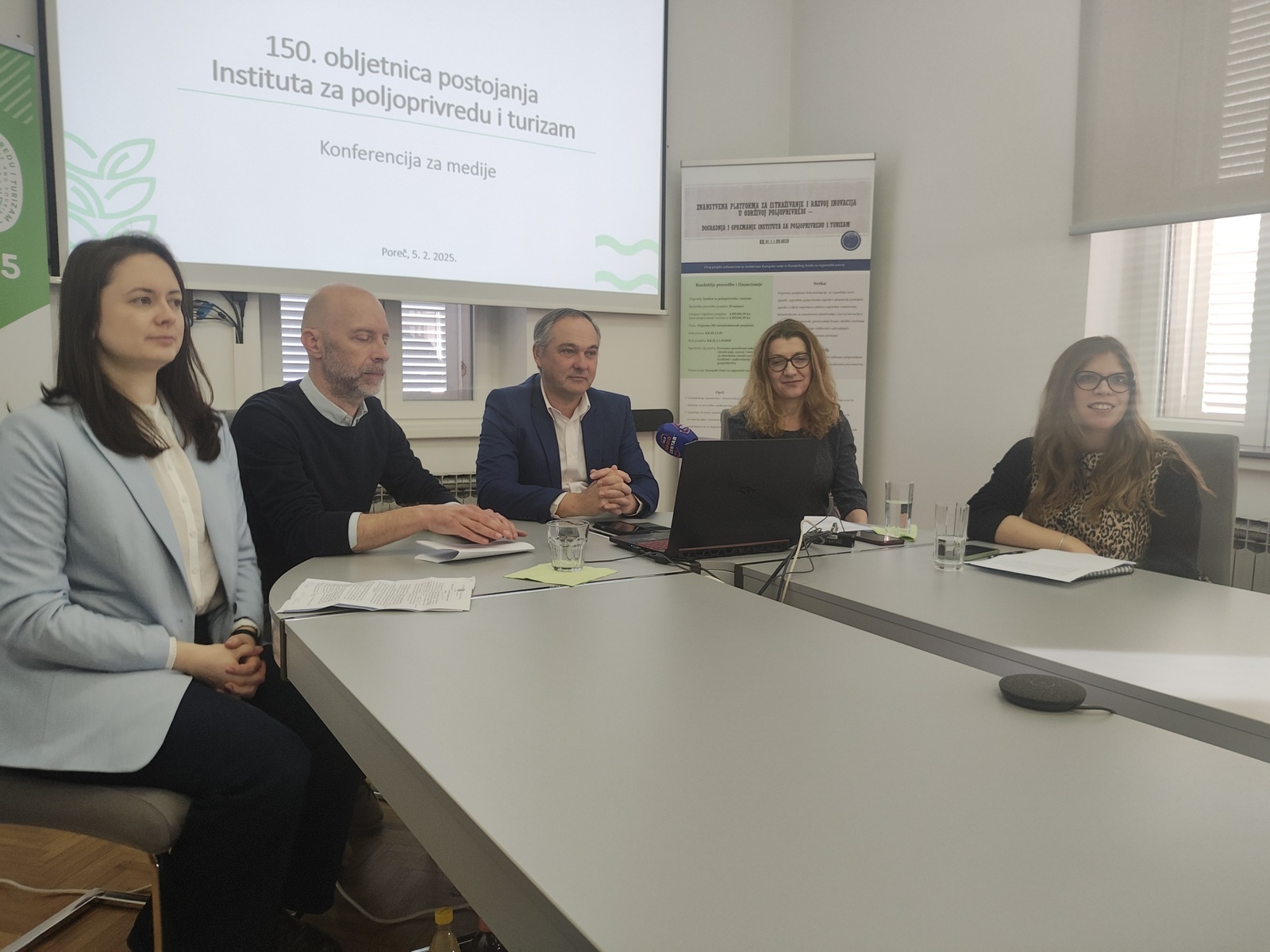 Čelnici Instituta Igor Lukić, Dean Ban i Kristina Brščić (foto: Ivor Balen)