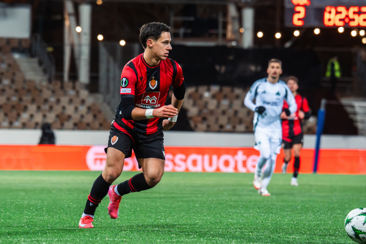 Danijel Đurić u susretu protiv Panathinaikosa (foto: Vikingur FC)