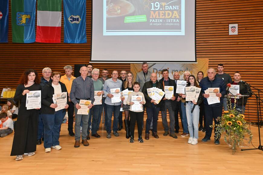 Obitelj Štoković apsolutni pobjednik na Danima meda u Pazinu. Evo tko je još osvojio zlatne medalje