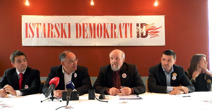 Damir Kajin na osnivačkoj skupštini Istarskih demokrata