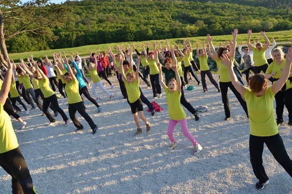 Dvjestotinjak Buzećana na otvorenju Buzet Outdoor fitnessa