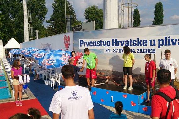 Bruno Blašković osvojio pet medalja na državnom prvenstvu u plivanju