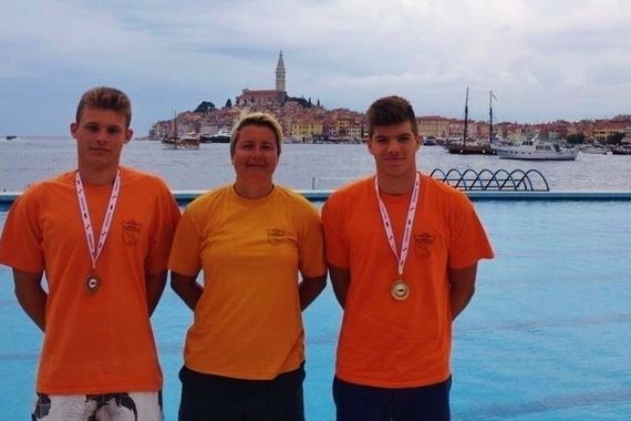 Mario Ban i Anton Hrvatin osvojili medalje na prvenstvu Hrvatske u plivanju