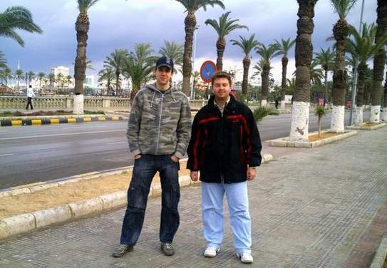 Senad Hevešević (lijevo) u Tripoliju