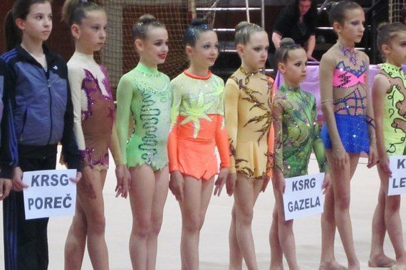 Klub sportsko ritmičke gimnastike "Gazela" iz Pule osvojio ekipno 3. mjesto na prvenstvu u Zagrebu