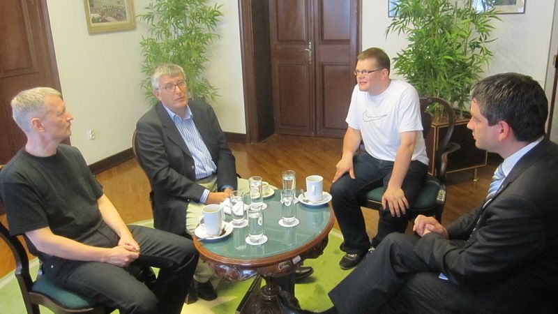 Ggradonačelnik Pule Boris Miletić primio je u prostorijama Komunalne palače veleposlanika Republike Estonije Priita Palluma