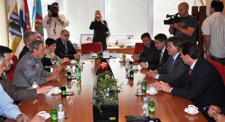 Sastanak s gradonačelnikom Vukovara Željkom Sabom