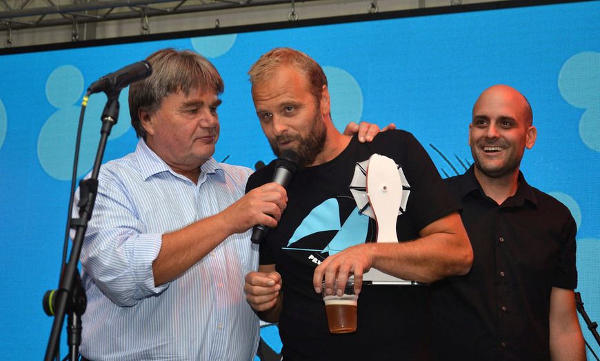 Ivan Jakovčić i Kjell Einar Karslen iz Prve viške pivovare
