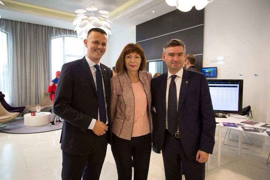 Valter Flego, Gordana Deranja, predsjednica HUP-a i Boris Miletić