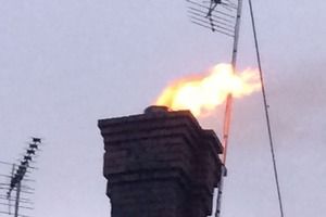 U Lindaru se zapalio dimnjak
