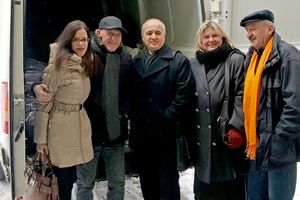 Rovinjski narodnjaci po snijegu odnijeli 800 kila donacija u Sisak