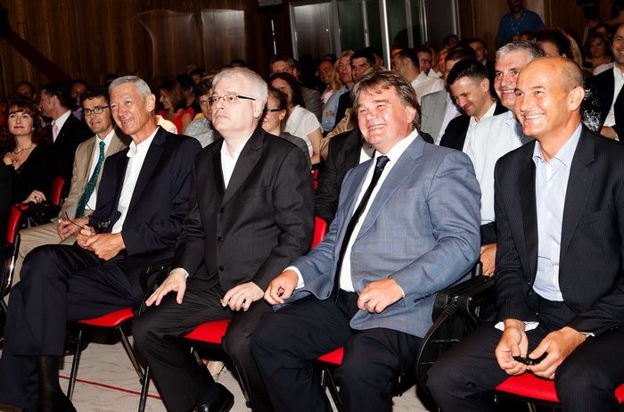 Franjo Luković, dr. Ivo Josipović, Ivan Jakovčić i Vili Bassanese