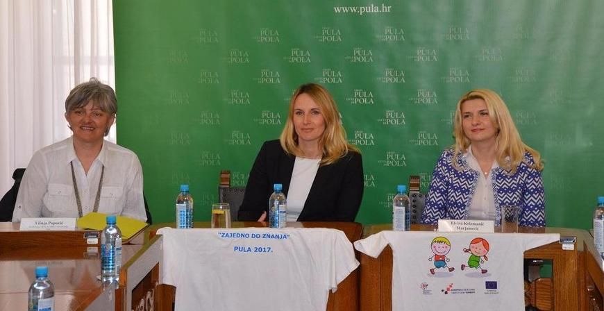 Višnja Popović, Elena Puh Belci i Elvira Krizmanić Marjanović