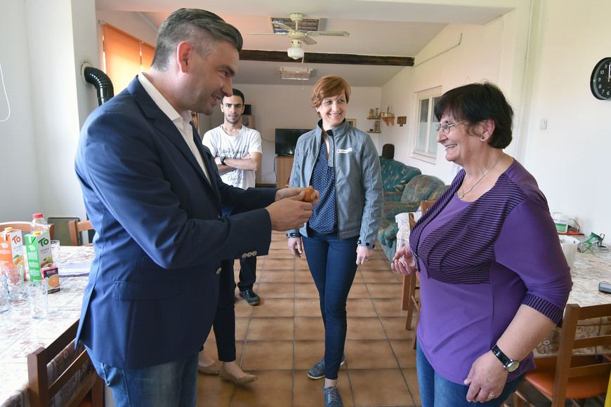 Boris Miletić u obilasku centra za rehabilitaciju i prihvatilišta za beskućnike