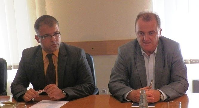 Dožupan Vedran Grubišić i ministar turizma Veljko Ostojić