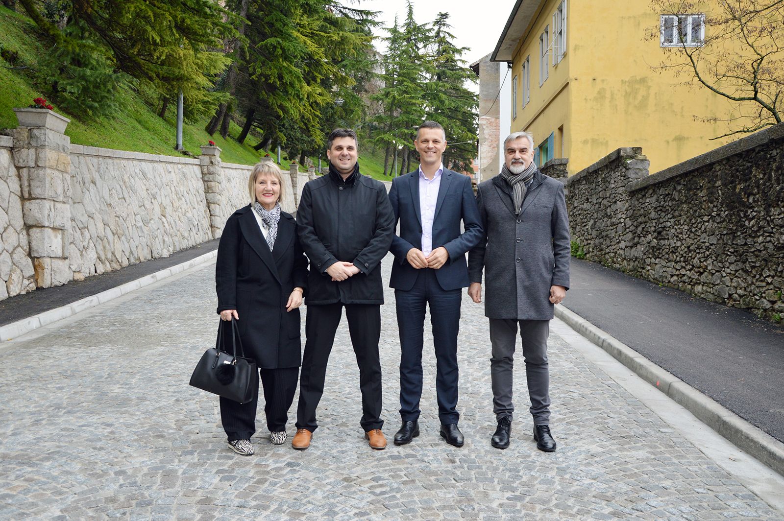 Biserka Griparić, Valter Glavičić, Valter Flego i Robi Zgrablić