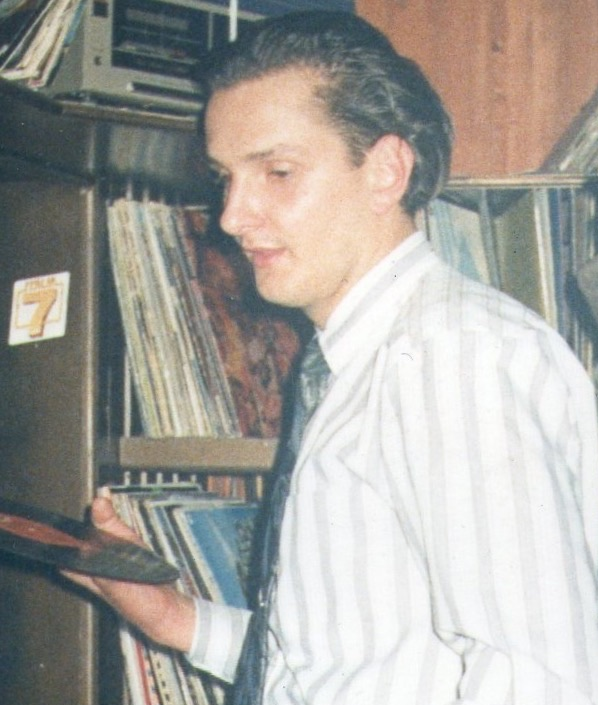 Robert Marušić radio je kao DJ; fotografija iz 1988. godine