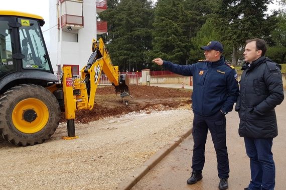 Porečki vatrogasci zadovoljni radovima na parkingu