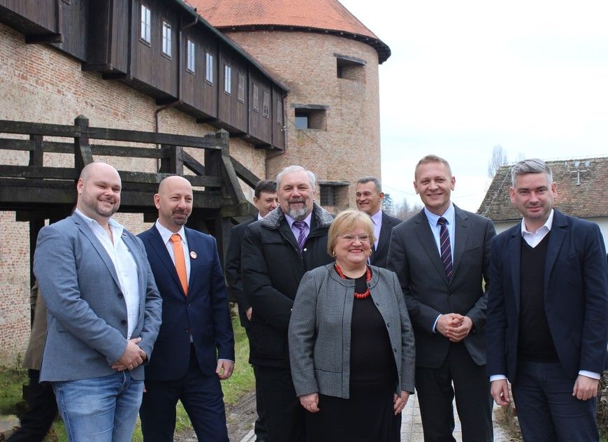 Čelnici stranaka Amsterdanske koalicije u Sisku 