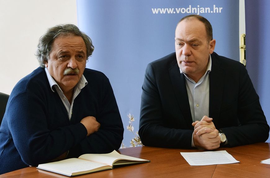 Direktor Contrade Guiglielno Mos i Klaudio Vitasović