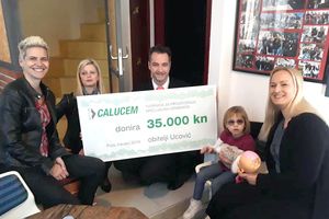 Tvornica cementa Calucem obitelji Ucović donirala 35 tisuća kuna