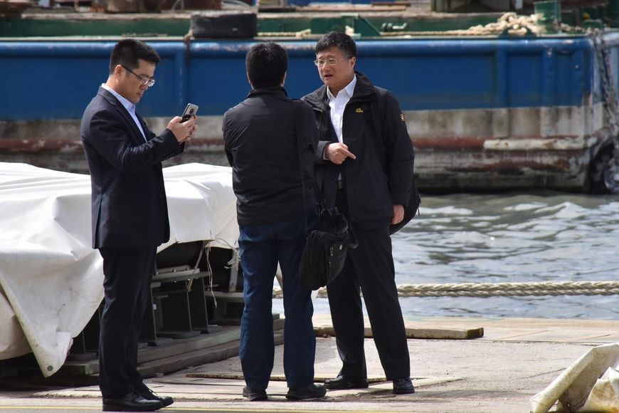 Predstavnici tvrtke China Shipbuilding Industry Corporation obišli su u travnju brodogradilište Uljanik (Foto: Duško Marušić/PIXSELL)