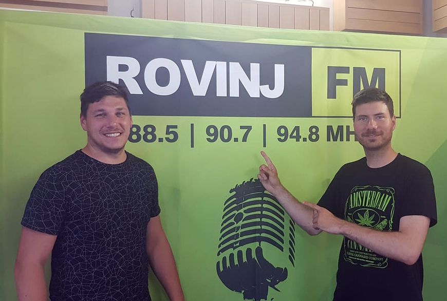 Igor Franković s Rovinj FM-a i Ivan Pernar (foto: Facebook)