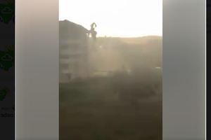 Užas u Puli: Vjetar odnio krov zgrade na Monvidalu (video)