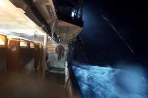 Snimao s broda usred oluje u Istri: 'Nije nam bilo svejedno' (video)