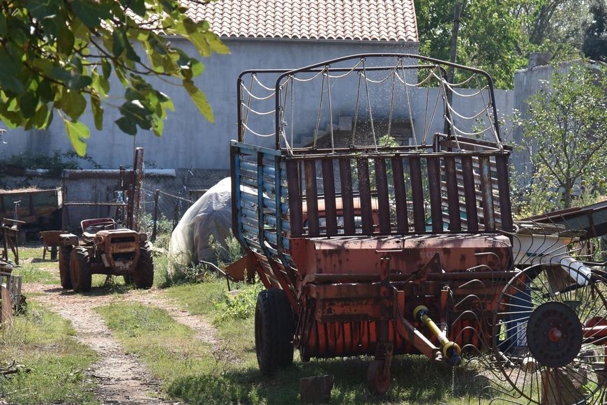 Mjesto gdje je došlo do prevrtanja traktora (Foto: Duško Marušić/PIXSELL)